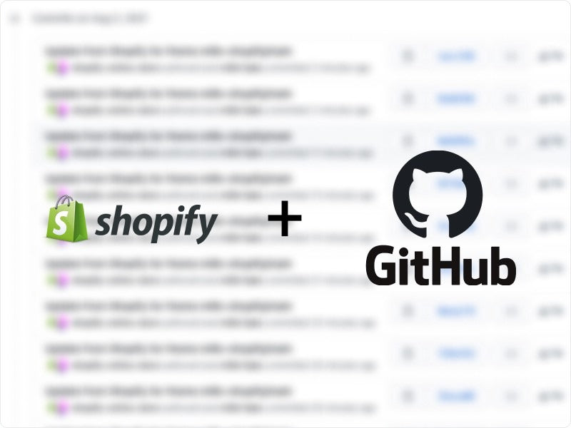 Shopify github intergration